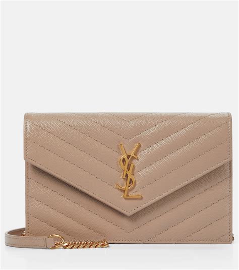 ysl pochette pendelle|CASSANDRE envelope chain wallet in patent leather .